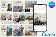 Just Listed | Canva | 50 post, a Social Media Template by Mohammad Sarfaraz (Thumbnail 1 of 5)