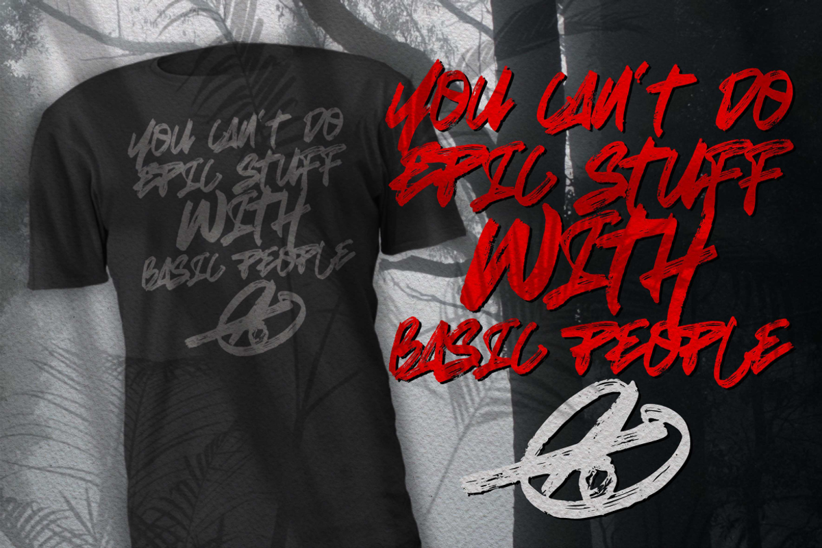 Bad Habits - Rough Brush font, a Script Font by Gassstype (Photo 5 of 10)
