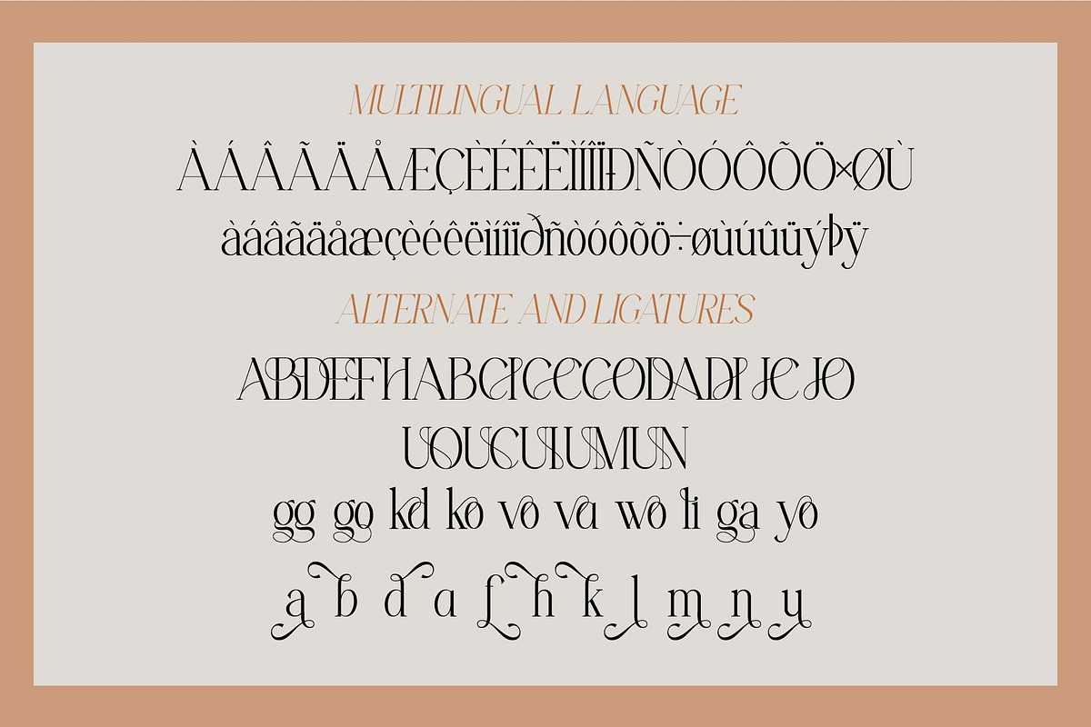 Ficoria || Modern Serif Font, a Serif Font by Idea Studio (Photo 10 of 10)