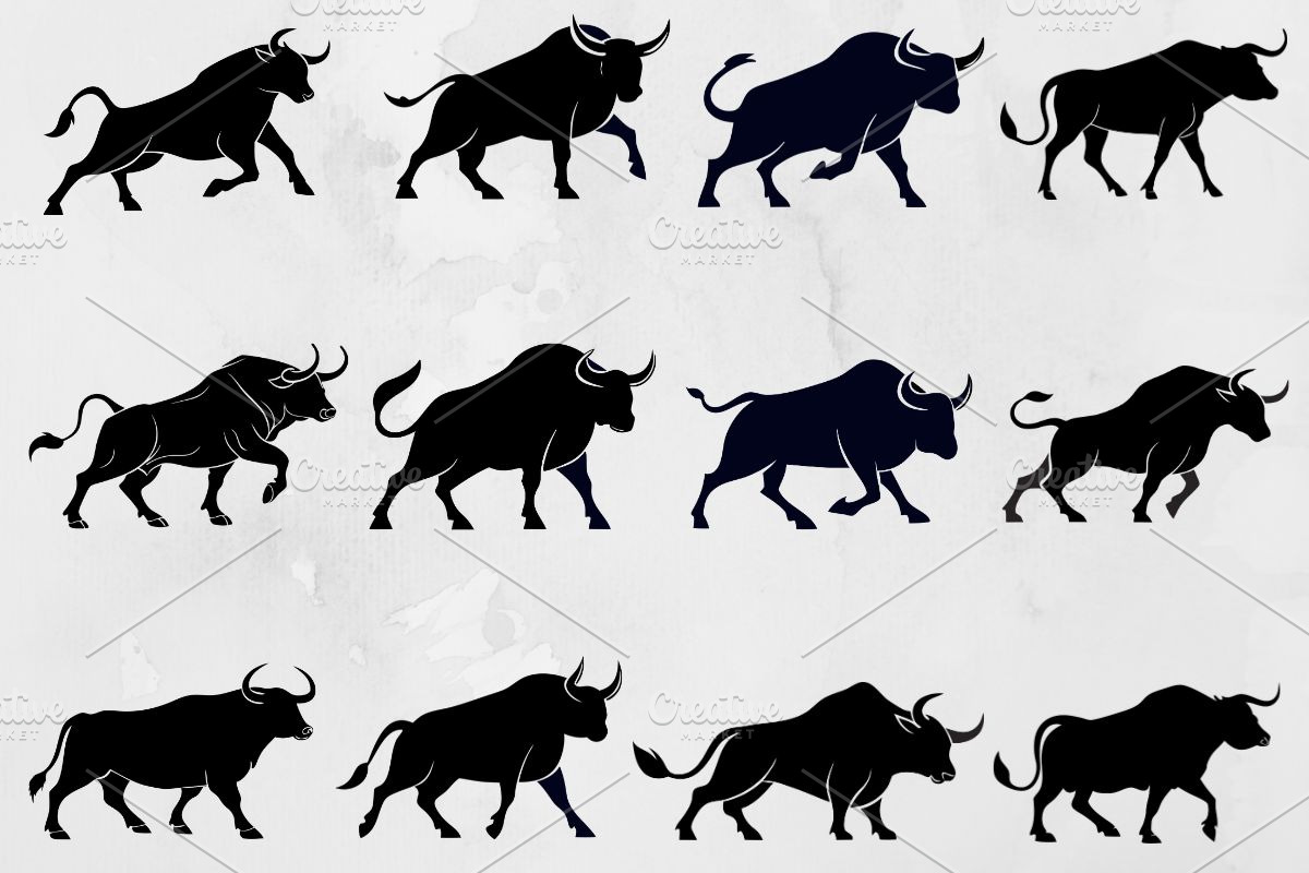 Bull Silhouette SVG, an Animal Illustration by newminddesign (Photo 1 of 3)