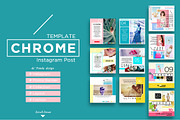 CHROME Instagram Post, a Social Media Template by dePanda (Thumbnail 1 of 5)