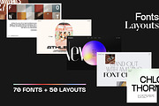 Fonts & Layouts, an UI Kit Template by Marko Jotic (Thumbnail 1 of 5)