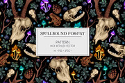 Spellbound Forest Pattern, a Pattern Graphic by GreyLilac (Thumbnail 1 of 8)
