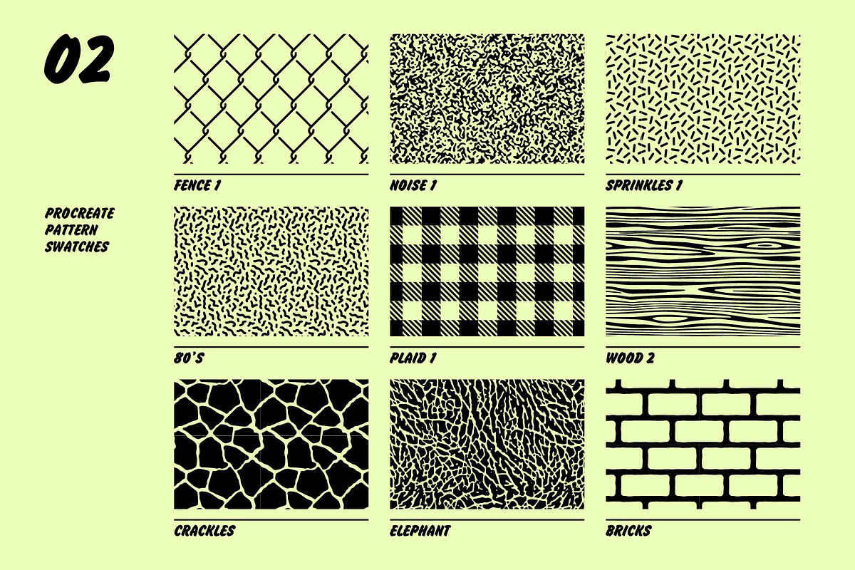 Multitone Procreate Swatches, a Brush Add-On by MightySHORT (Photo 3 of 9)
