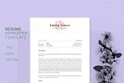 Water Color CV-Resume Tempalate *C, a Resume Template by Showy68 Template (Thumbnail 3 of 3)