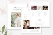 Photography Pricing Guide PSD, a Flyer Template by By Stephanie Design (Thumbnail 2 of 6)