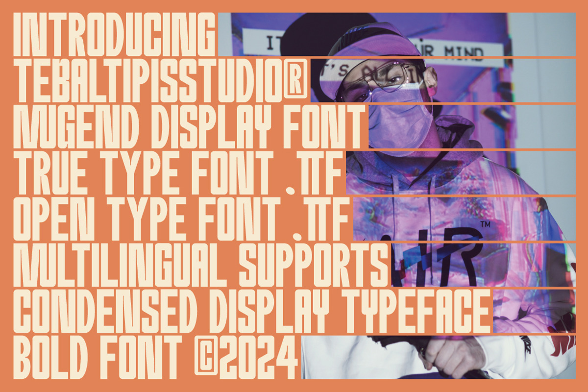 Mugend - Sans Condensed Font, a Sans Serif Font by tebaltipislab (Photo 3 of 13)