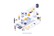 Modern isometric illustration, a Person Illustration by Creative Graphics (Thumbnail 12 of 12)
