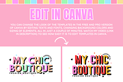 Pastel Neon Logo Templates, a Branding & Logo Template by SunshineStudioBoutique (Thumbnail 3 of 9)