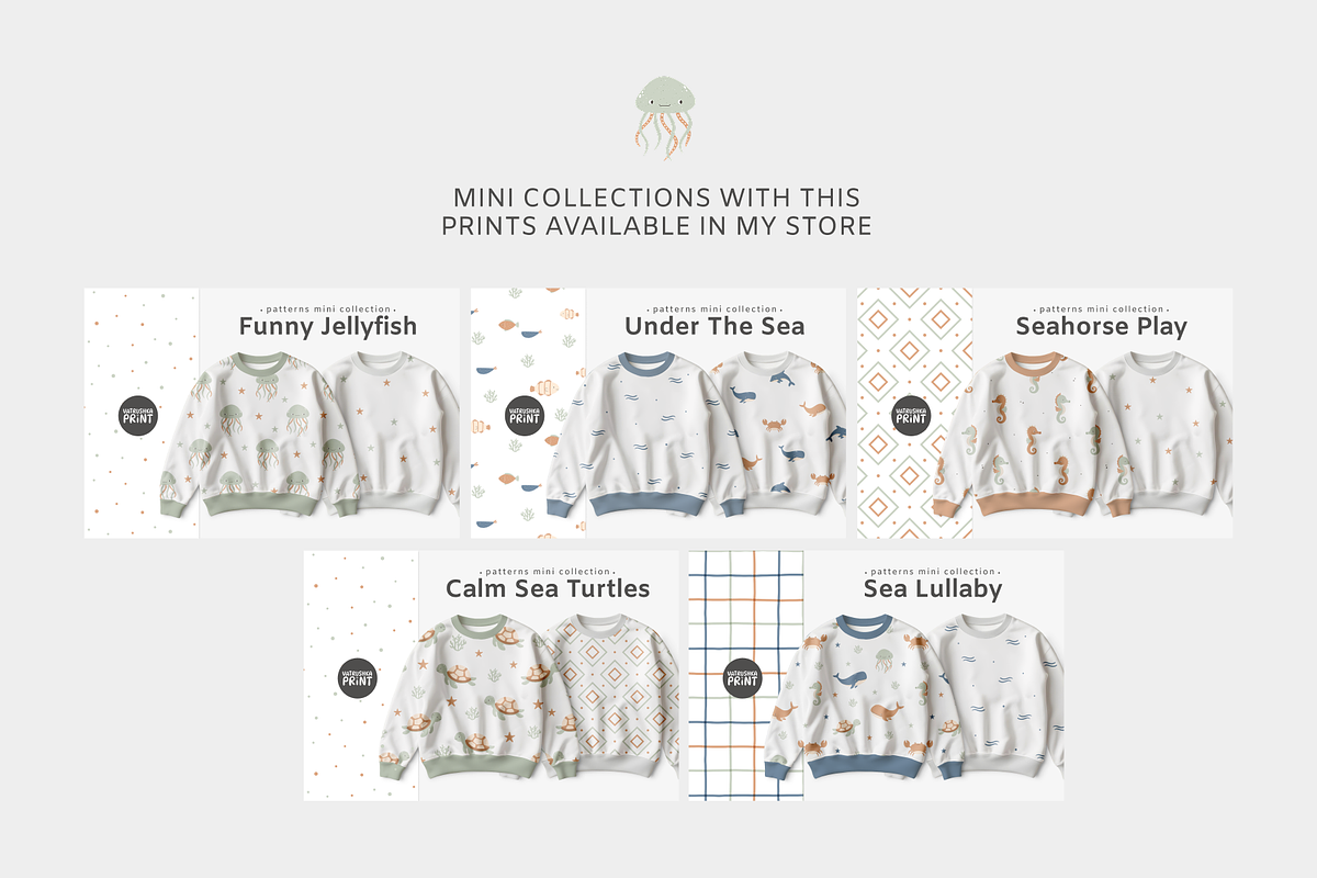 Seamless patterns for kids fabric, a Pattern Graphic by vatrushkaprint_store (Photo 10 of 10)