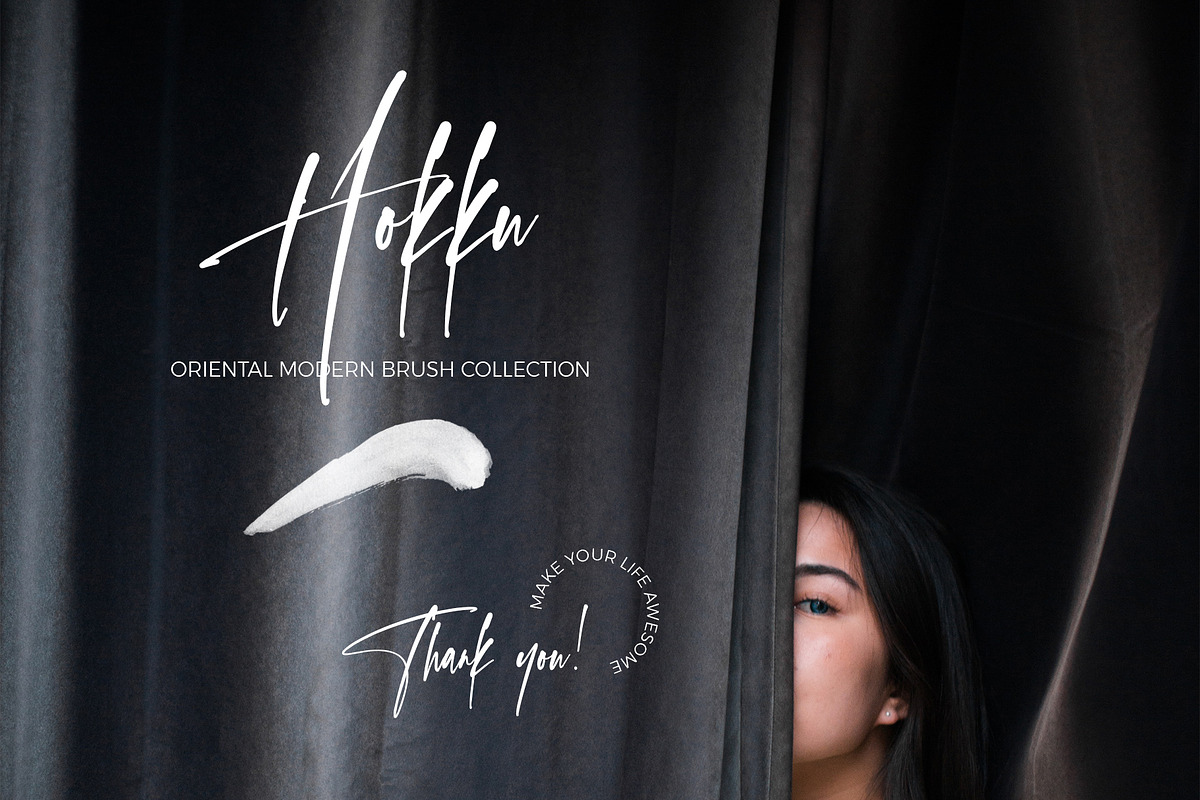 Hokku ☯ watercolor oriental brushset, a Brush Add-On by Beauty Drops (Photo 10 of 10)