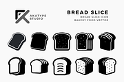 Bread Slice Icon Vector, an Icon by Akatype Studio (Thumbnail 1 of 3)