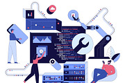 Development and software programming, a Technology Illustration by IcoMaker (Thumbnail 3 of 10)
