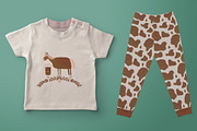 Animal Farm Watercolor Patterns, a Pattern Graphic by watercolor kamill (Thumbnail 4 of 12)