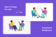 75 Flat Business Illustrations, a Finance Illustration by Creative Stall (Thumbnail 4 of 12)