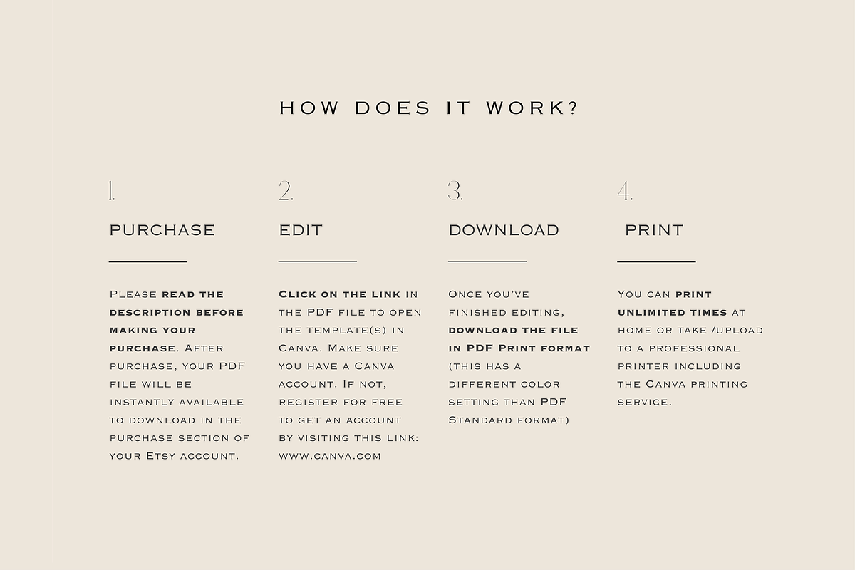 Modern Invoice Template Canva, a Stationery Template by LePosey Studio (Photo 5 of 5)