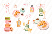 Whimsical Cute Paris Eiffel Clipart, an Illustration by Sunflower Day Love (Thumbnail 3 of 5)