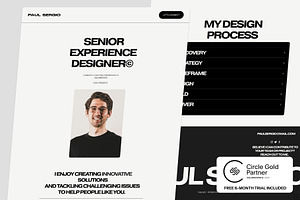 Designer Portfolio Squarespace 7.1
