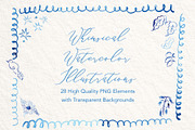 Whimsical Watercolor Illustrations, a Decorative Illustration by Bbooth88 (Thumbnail 1 of 7)