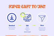 Ultimate Funky & Vibin Branding Kit, a Branding & Logo Template by Hell Yeah Designs (Thumbnail 3 of 29)