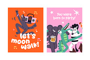 Party animals celebrate holiday set, an Animal Illustration by PaperTrident (Thumbnail 21 of 22)