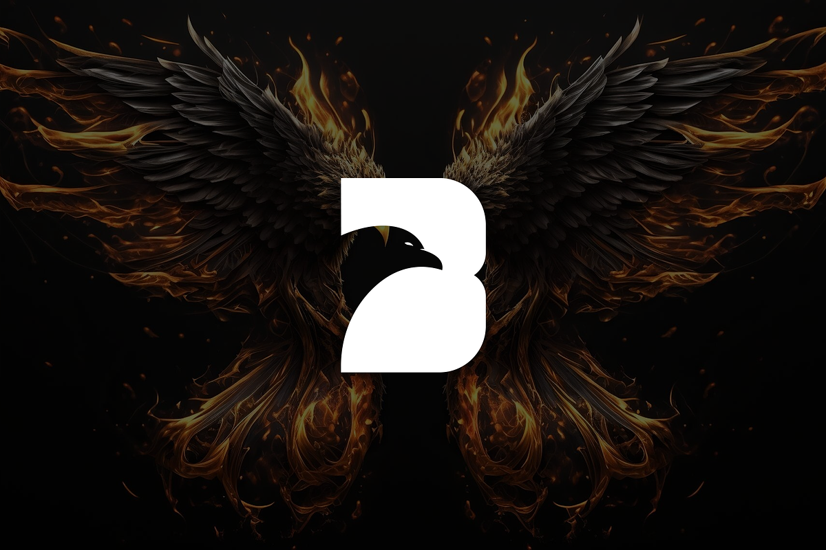 Modern Letter B Eagle Logo, a Branding & Logo Template by Luxury Logos (Photo 2 of 4)