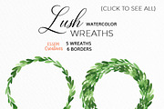 Olive Branches Watercolor Clipart, an Illustration by Essem Creatives (Thumbnail 3 of 6)