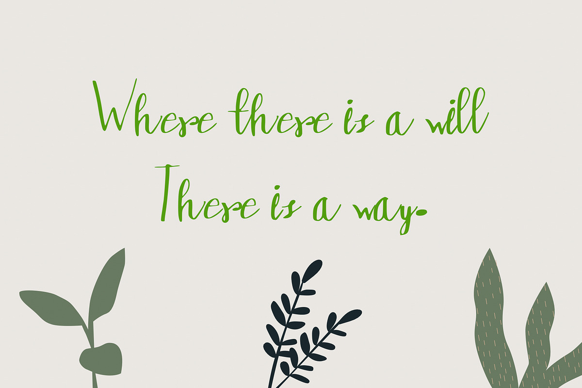 Flaire | An elegant cursive font, a Handwritten Font by FlowerWall (Photo 2 of 6)