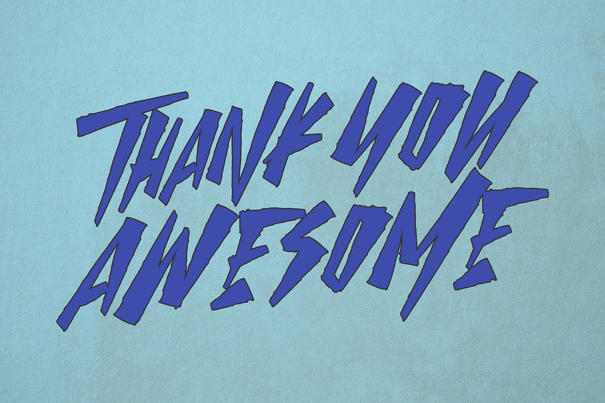Gast Nibizu Brush Display Font, a Handwritten Font by Maulana Creative (Photo 5 of 6)
