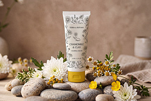 Cosmetic Squeeze Tube Mockup, a Packaging Mockup by Designer Dude