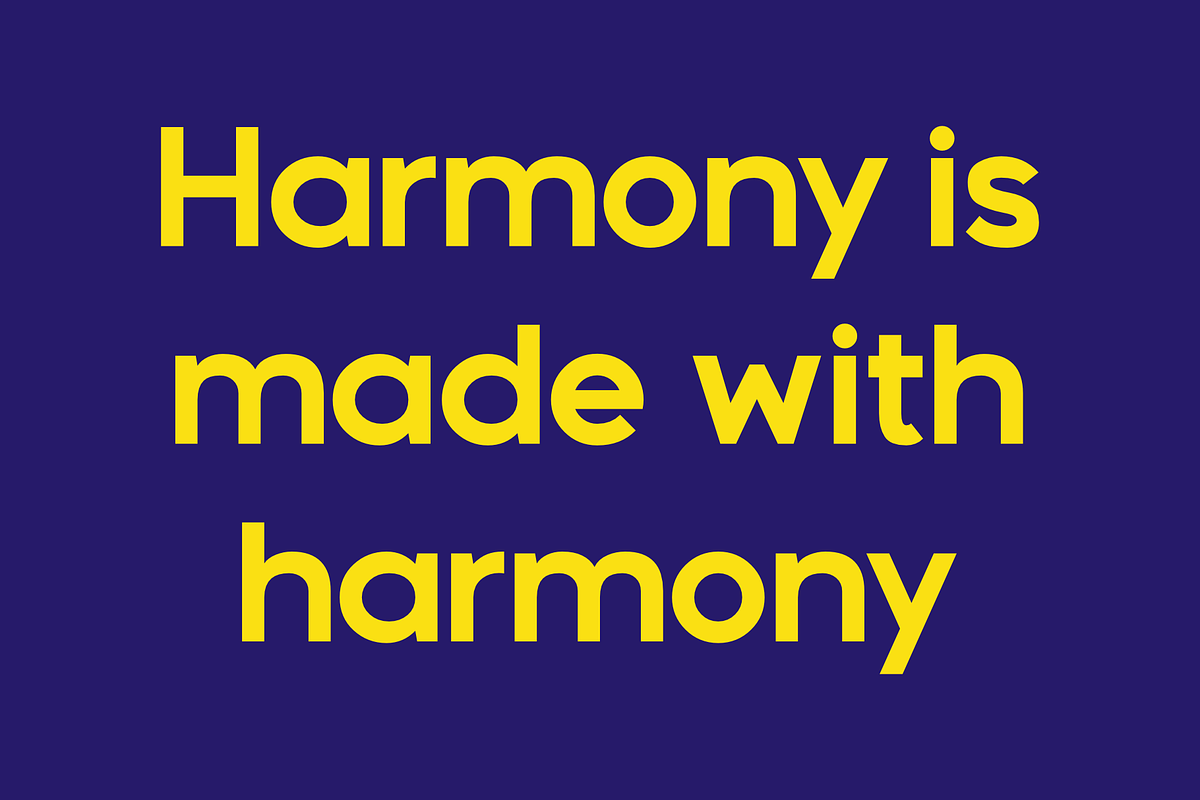 Harmony sans serif typefamily, a Sans Serif Font by Michał Pieczyński (Photo 3 of 5)