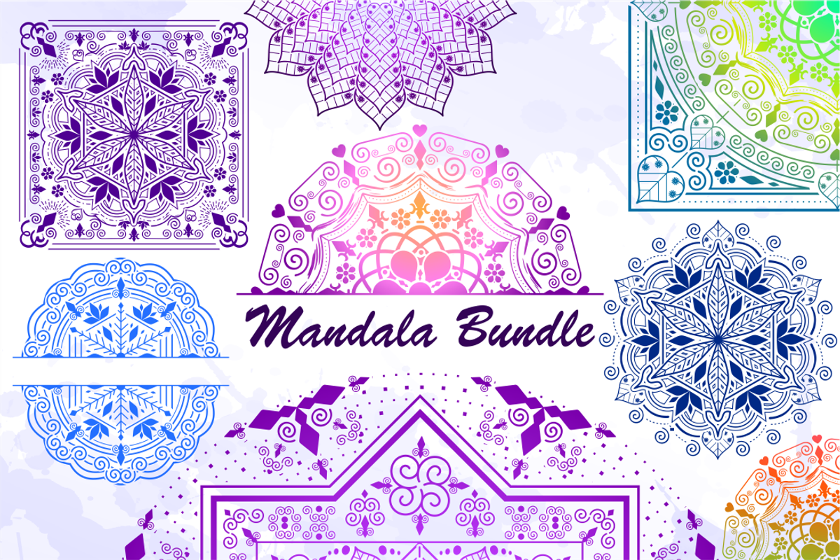 Mandala SVG Bundle, a Pattern Graphic by D2PUTRI (Photo 1 of 12)