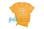 Bella Canvas TShirt Mockups On White, a Shirt Mockup by lock and page (Thumbnail 33 of 92)