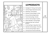 Adult Coloring Book | Whole Shop, a Graphic by ChristinaDesigns (Thumbnail 2 of 28)