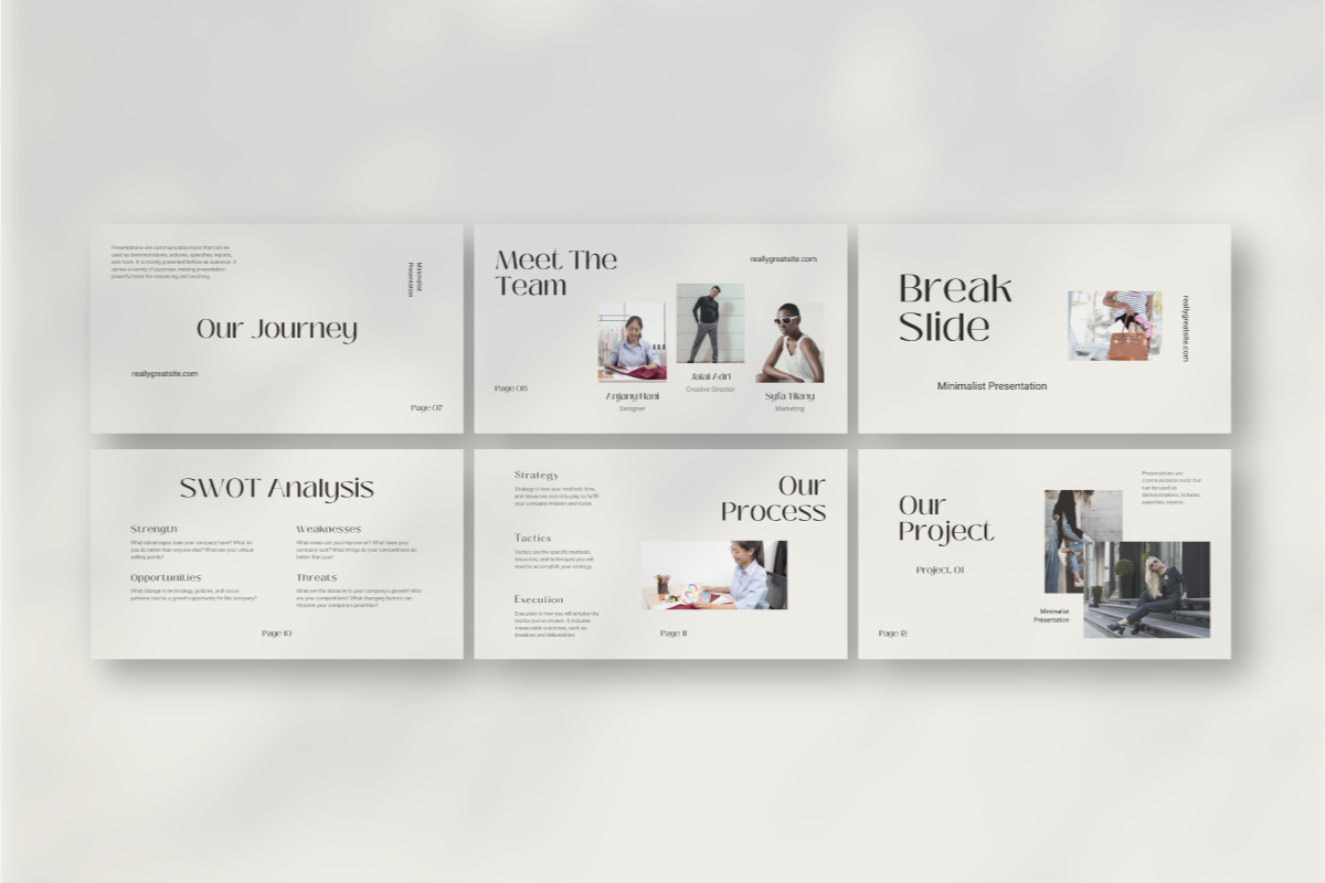 Guineve Brand - Canva Presentation, a Presentation Template by Inkofert (Photo 5 of 8)