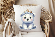 Winter Polar Bear Clipart, an Illustration by Pixels.Craft (Thumbnail 7 of 7)