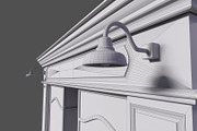 Parisian green vintage storefront, an Architecture 3D Model by happy brush (Thumbnail 10 of 13)
