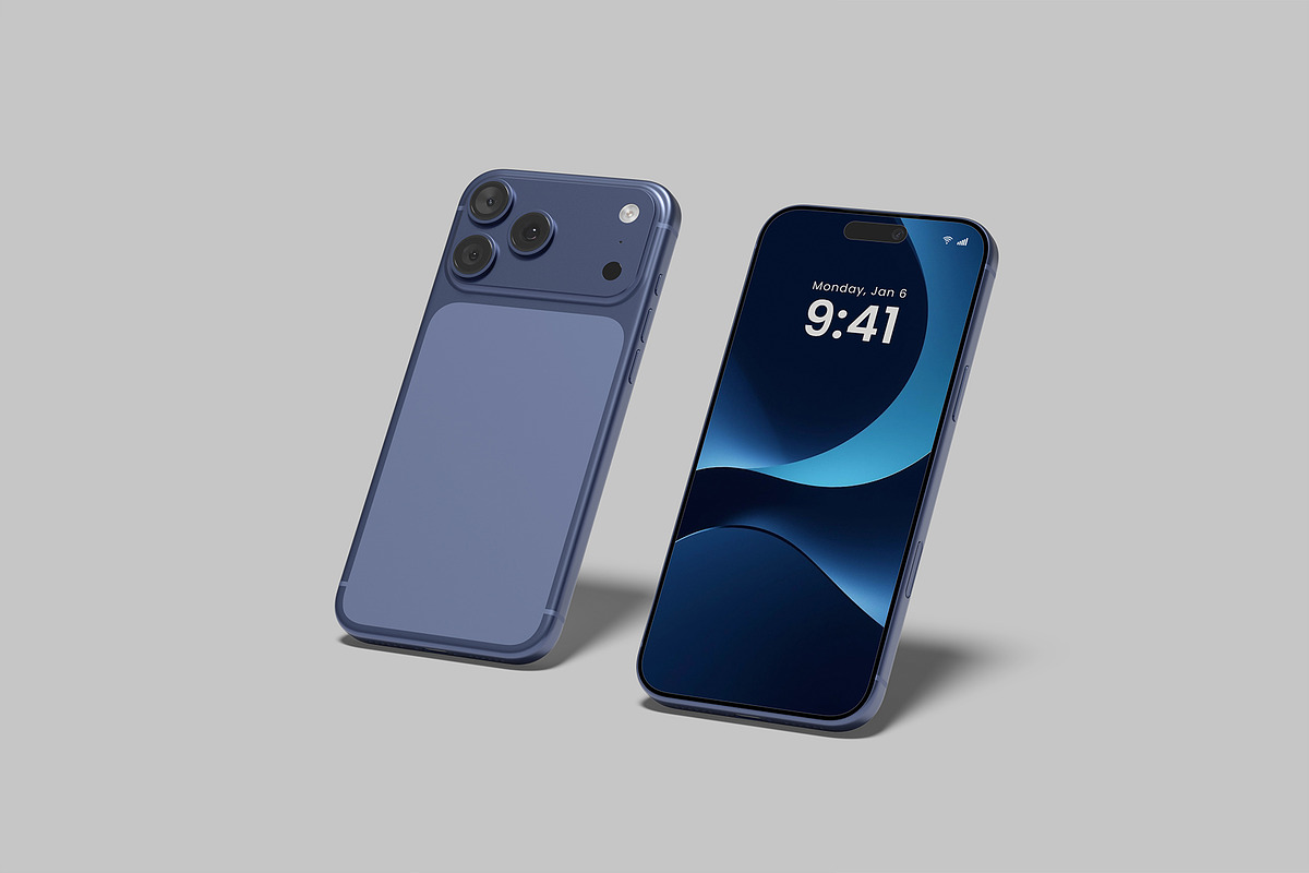 High Quality iPhone 17 Promax Mockup, an iPhone Mockup by rizalamora (Photo 8 of 11)