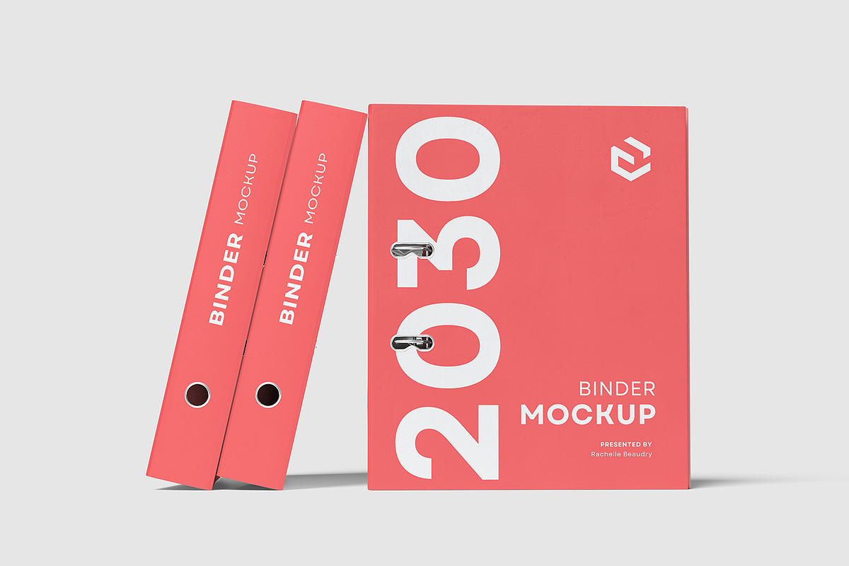 High Quality Binder Mockup, a Merchandise Mockup by seramoe (Photo 5 of 9)