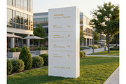 Campus Signage Signs Totems Mockups, an Advertising Mockup by Luuqas Design (Thumbnail 3 of 4)