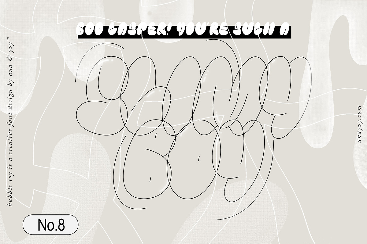 Bubble Toy | 2000s Retro Graffiti, a Font by ana & yvy (Photo 8 of 16)