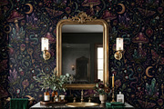 Dark Maximalist Wallpaper Mockup, a Household Mockup by 1001 mockups (Thumbnail 7 of 10)