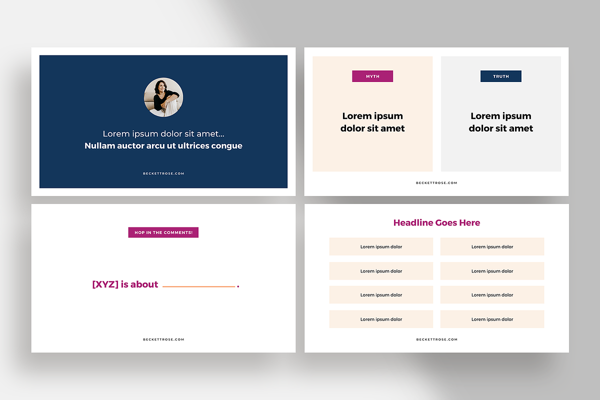Webinar or Masterclass Slide Deck, a Presentation Template by Anchor ‹A› Digital Design (Photo 6 of 13)