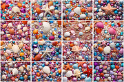 Colorful Seashells Wallpaper, a Texture Graphic by Forhadx5 (Thumbnail 3 of 4)