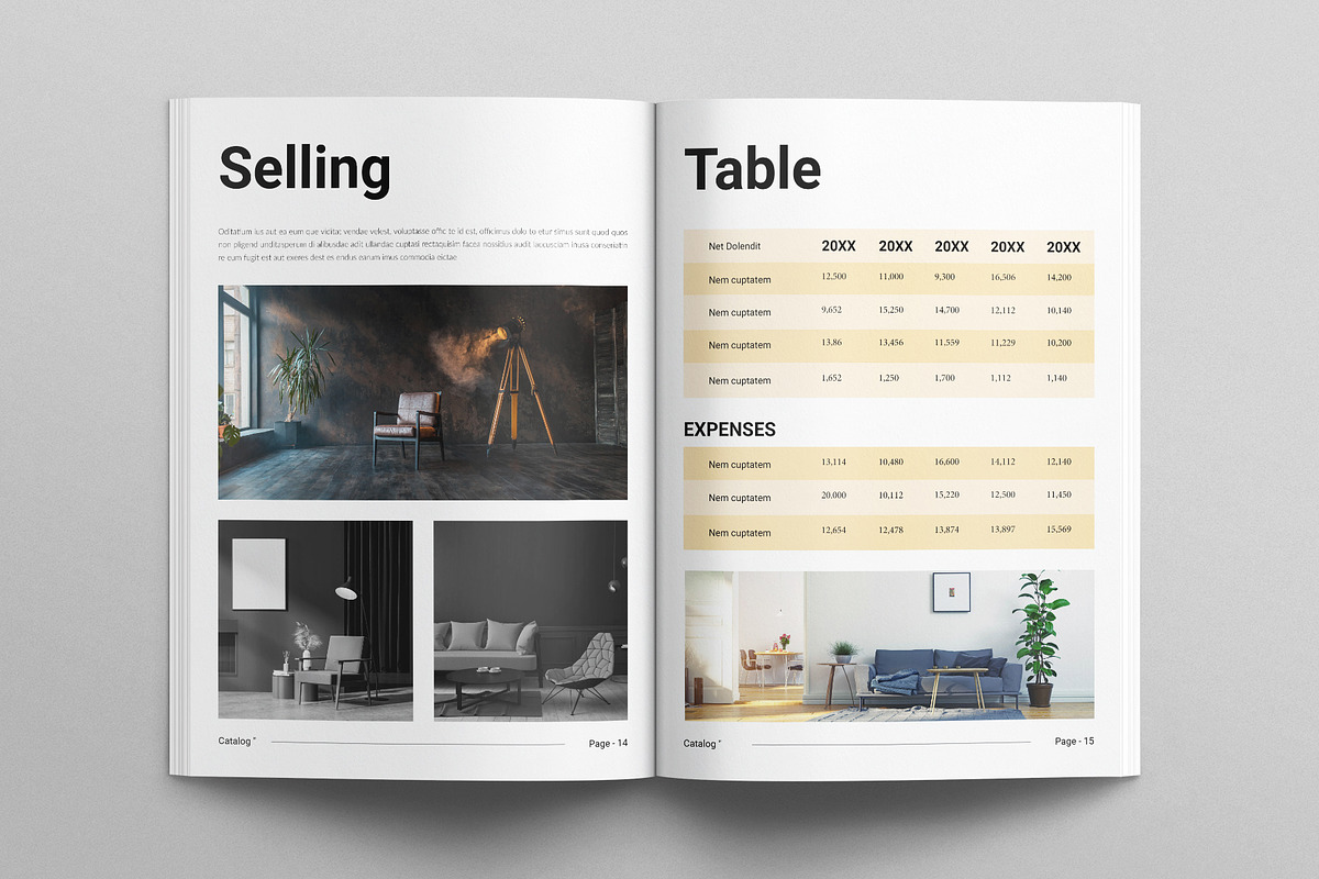 Product Catalog Template, a Brochure Template by E-Type (Photo 6 of 7)