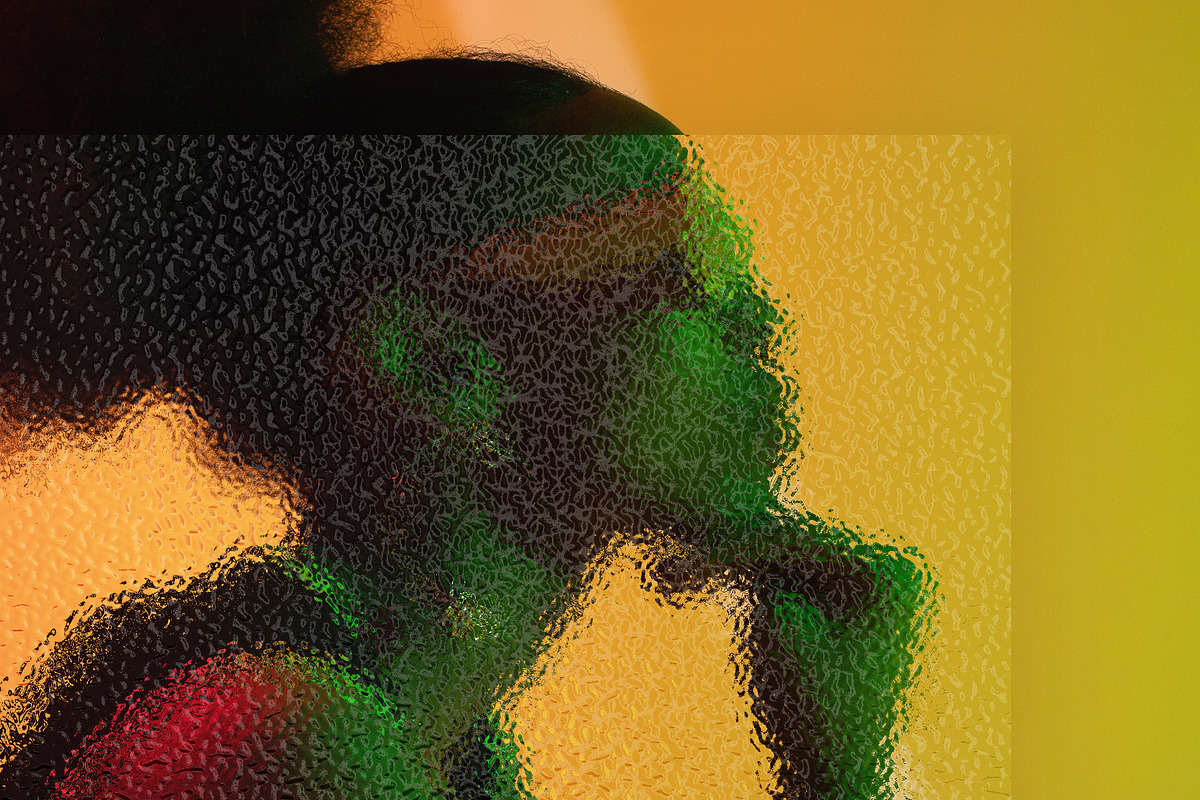 Textured Glass Effect for Posters