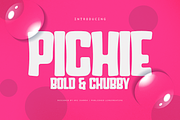 Pichie Cute Display Font, a Sans Serif Font by Linecreative (Thumbnail 1 of 8)