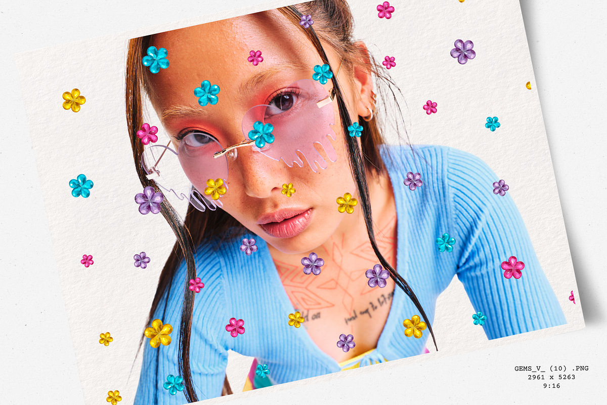 Rhinestone and Gem Photo Overlays, a Texture Graphic by Yana Lesiuk (Photo 7 of 10)