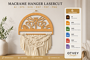 Dragonfly Macrame Hanger Lasercut, an Object Graphic by OTVEY DESIGN (Thumbnail 11 of 13)