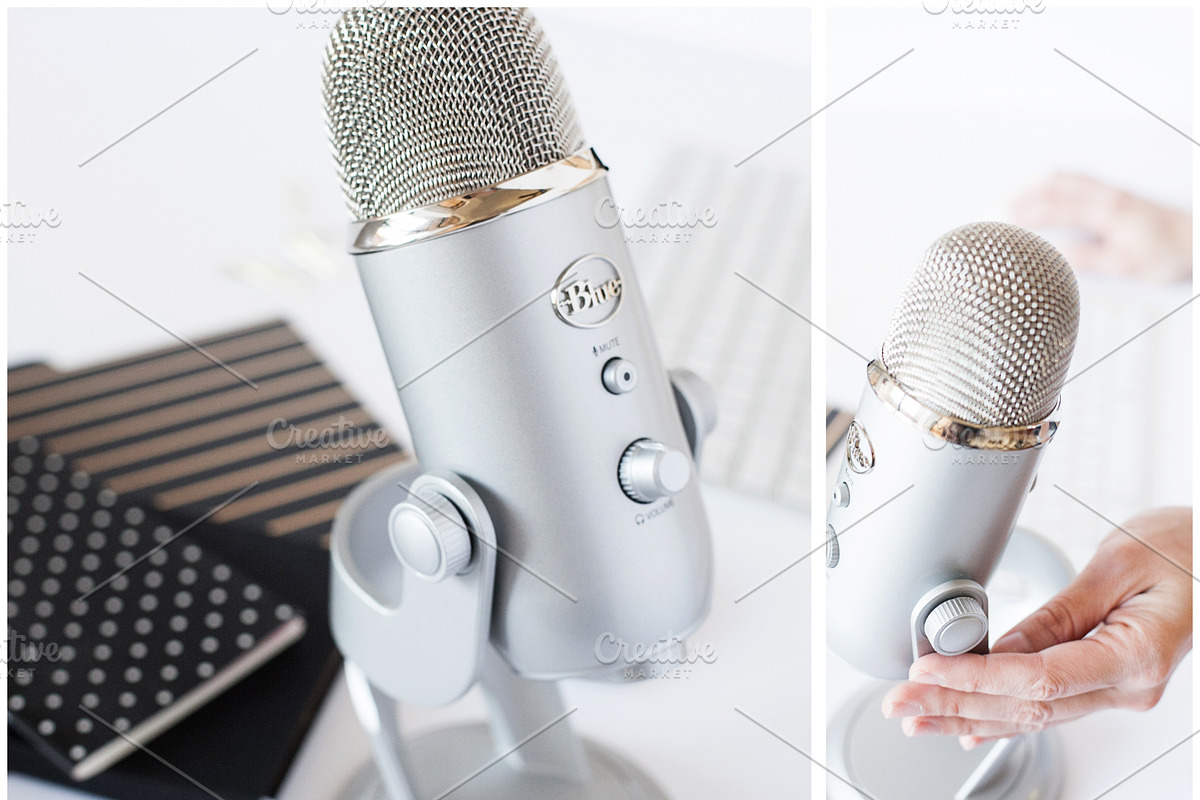 Podcaster Styled Photo Bundle, a Cups & Container Mockup by Rosemary Watson | Stock (Photo 7 of 8)